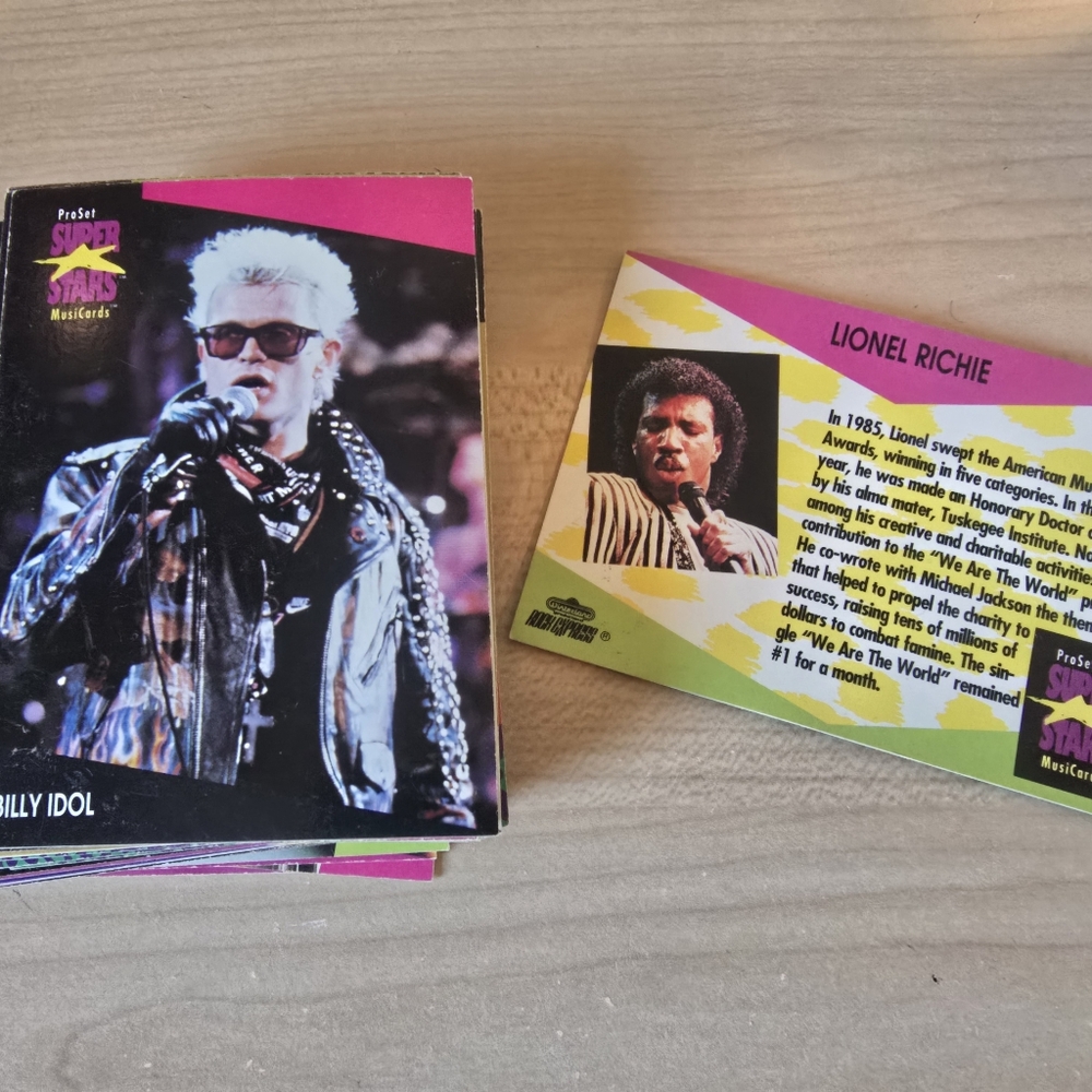 ProSet Super Star Trading Cards Set